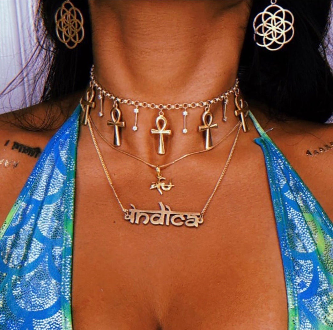 Custom 18K gold plated necklaces