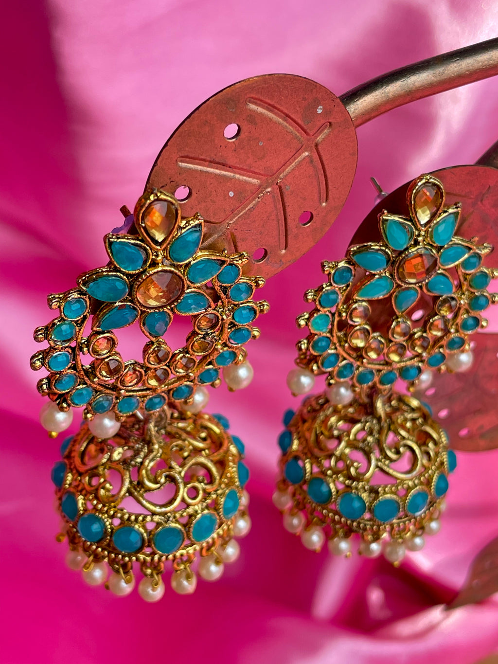 The Jasmine Jhumka Earrings