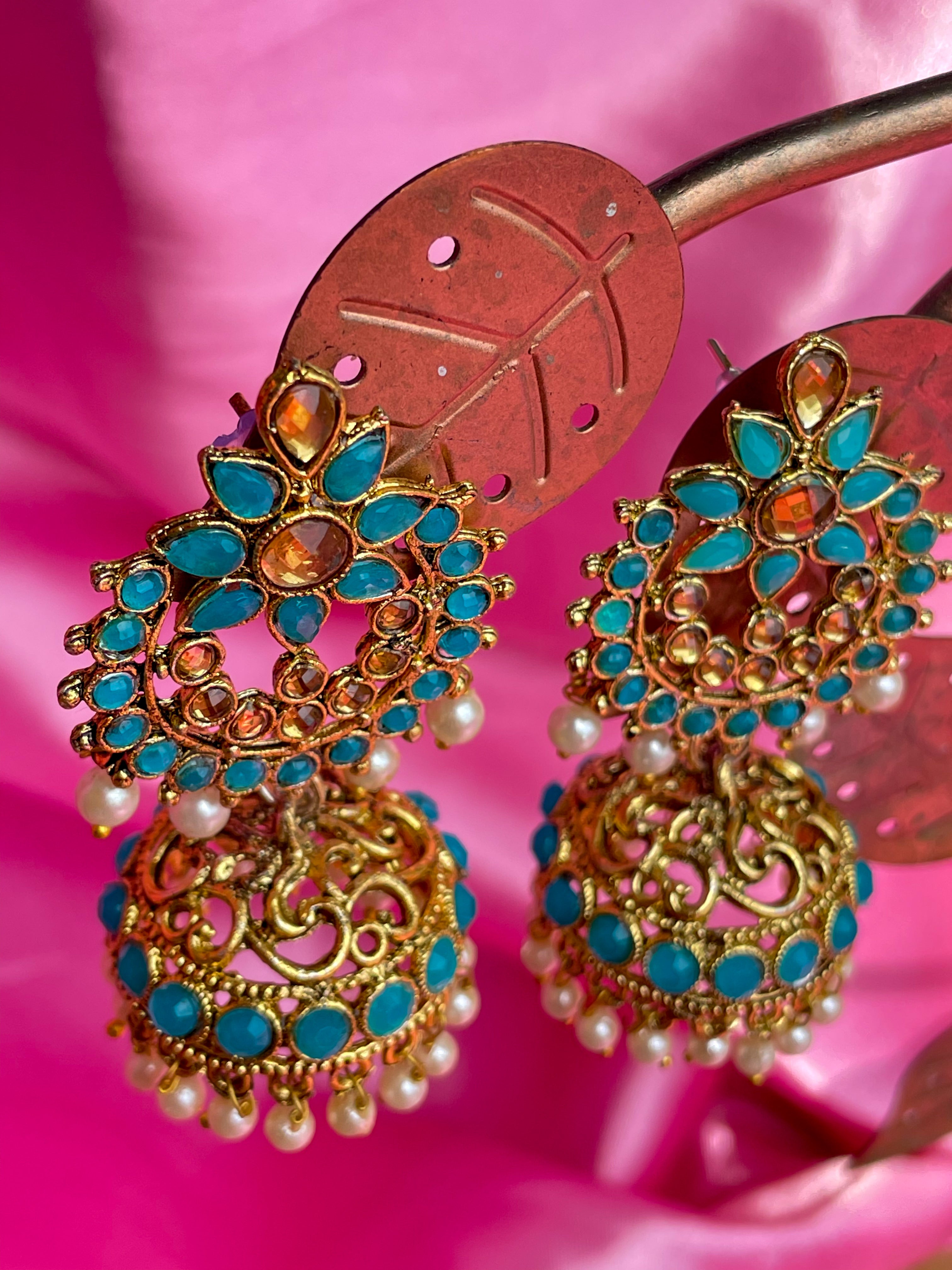 The Jasmine Jhumka Earrings