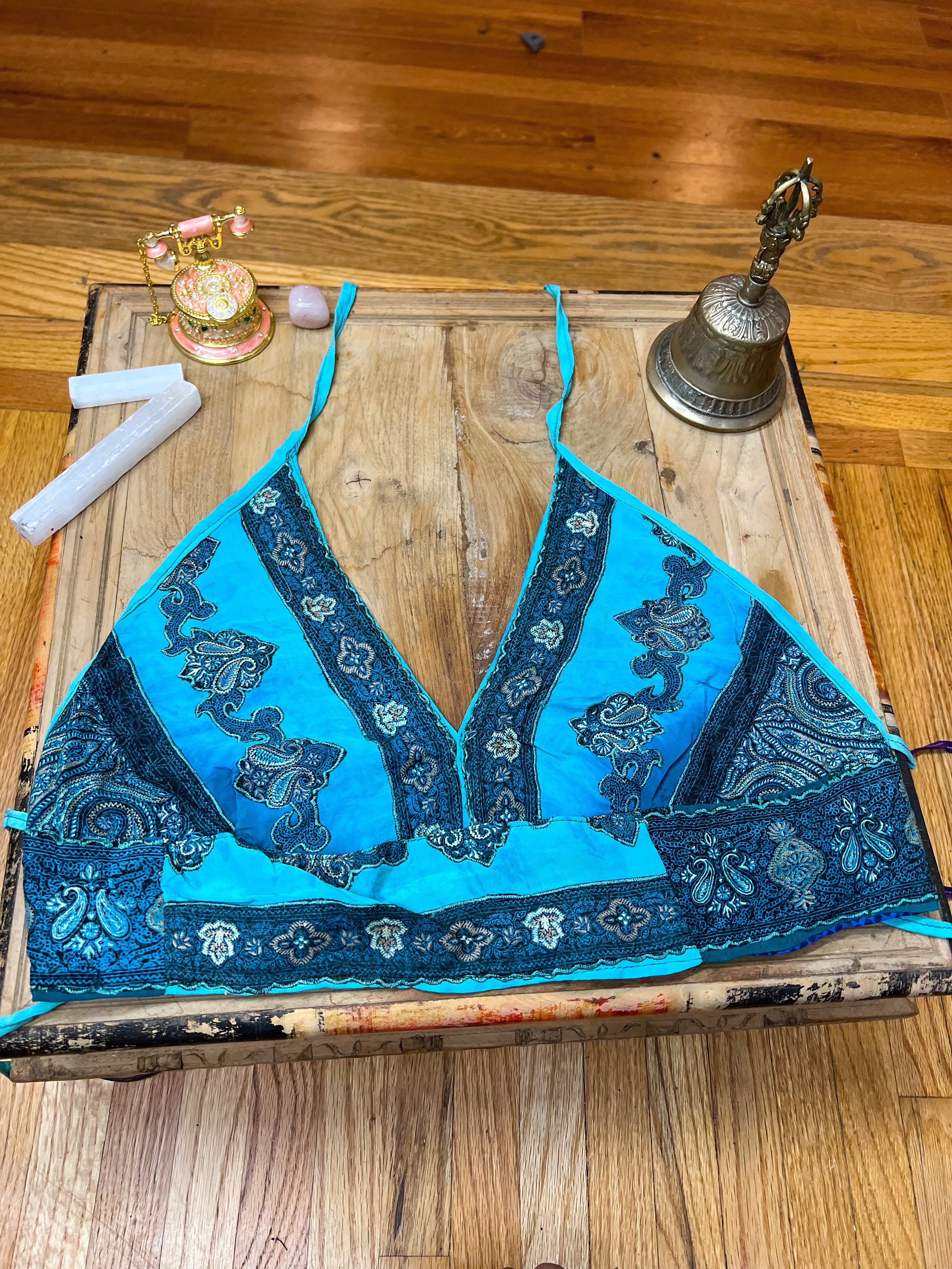 Bohemian Sapphire Halter Top