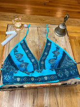Load image into Gallery viewer, Bohemian Sapphire Halter Top
