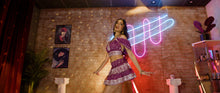 Load image into Gallery viewer, Violet Diamonds Micro Mini Skirt Set
