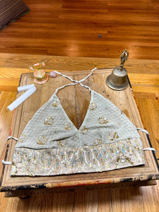 Golden Lotus Halter Top