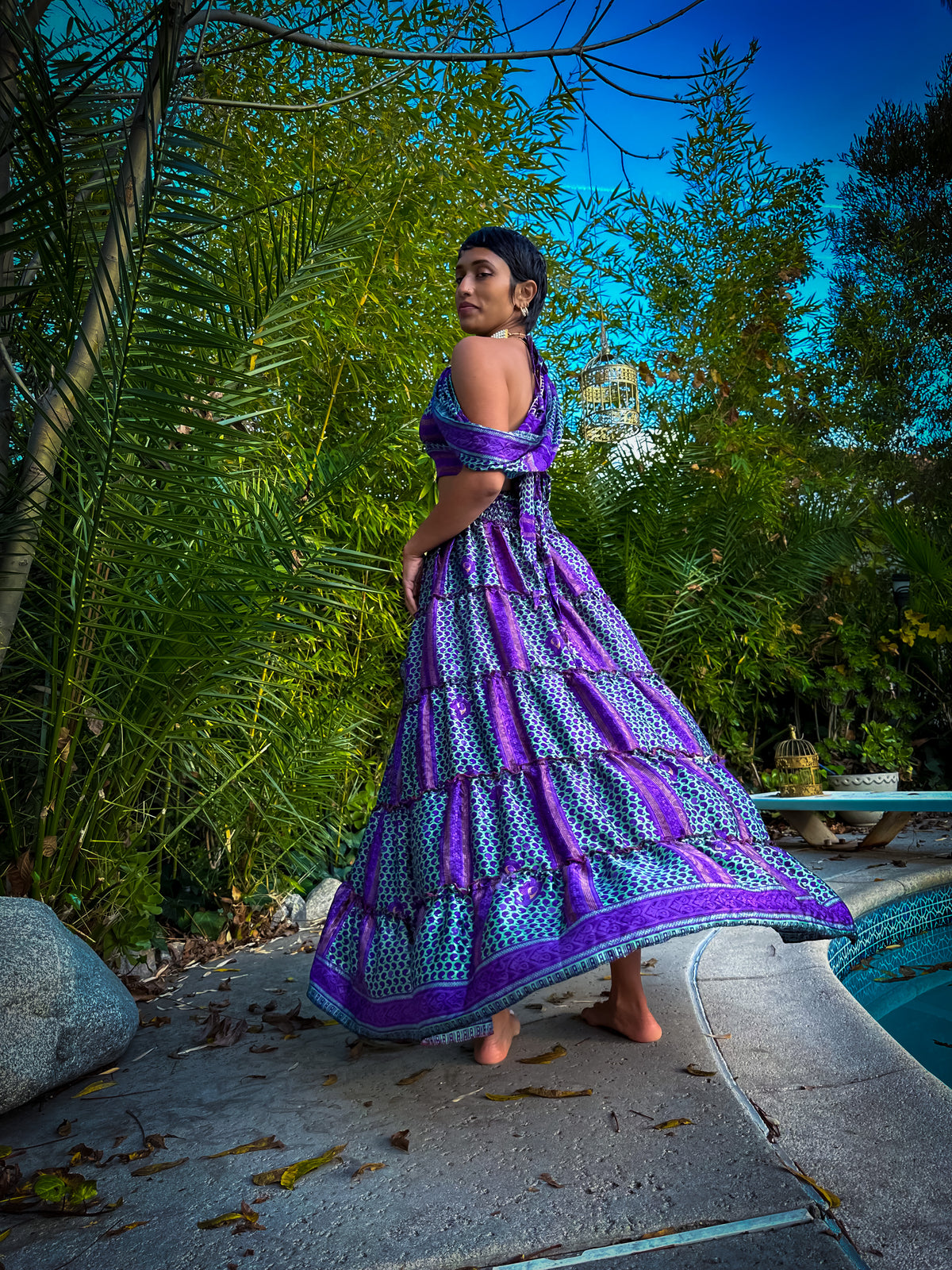 Purple Skies Bollywood Set