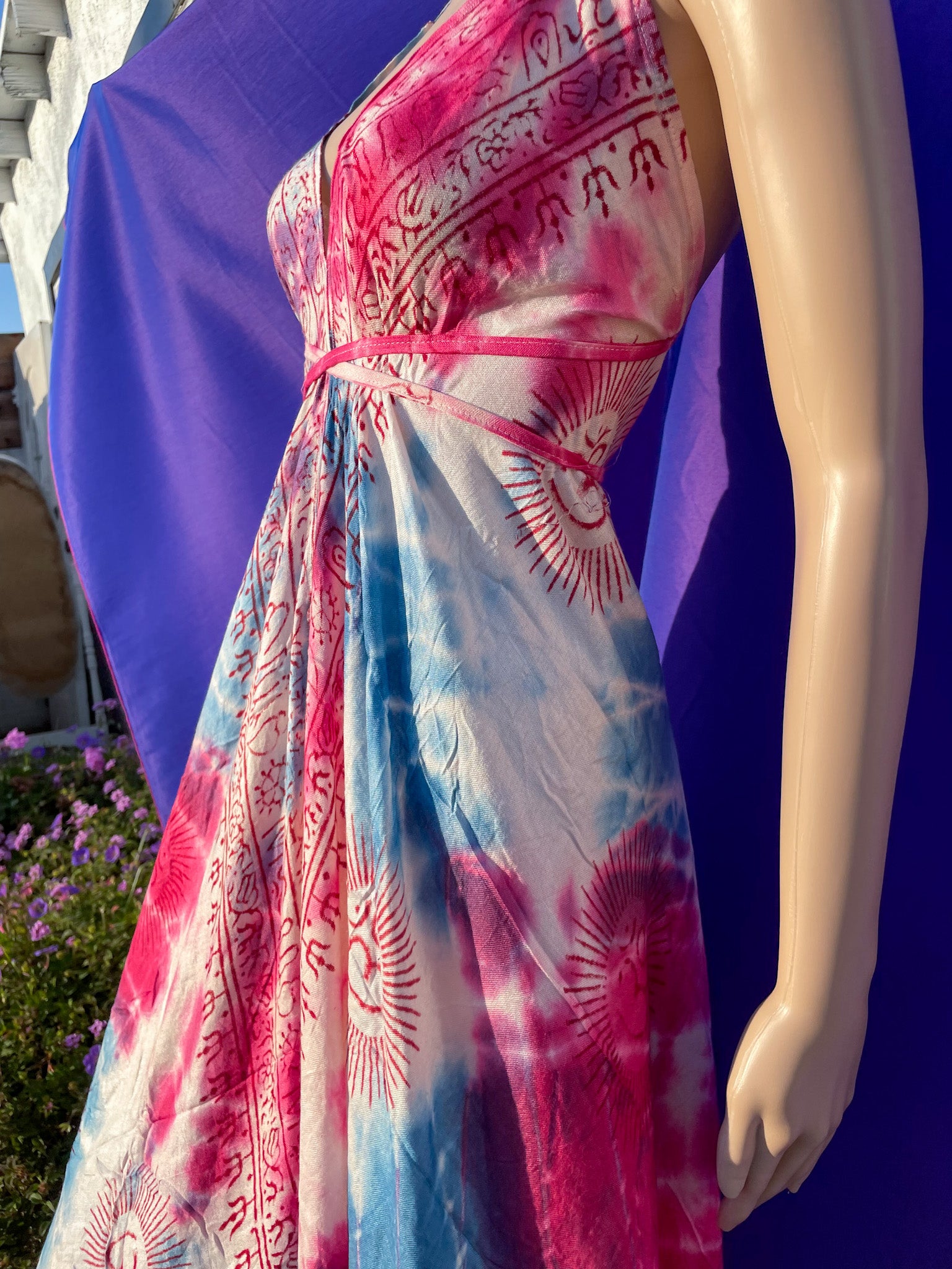 Cosmic love Sanskrit dress
