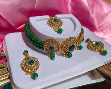Load image into Gallery viewer, The Emerald Empire Necklace Set
