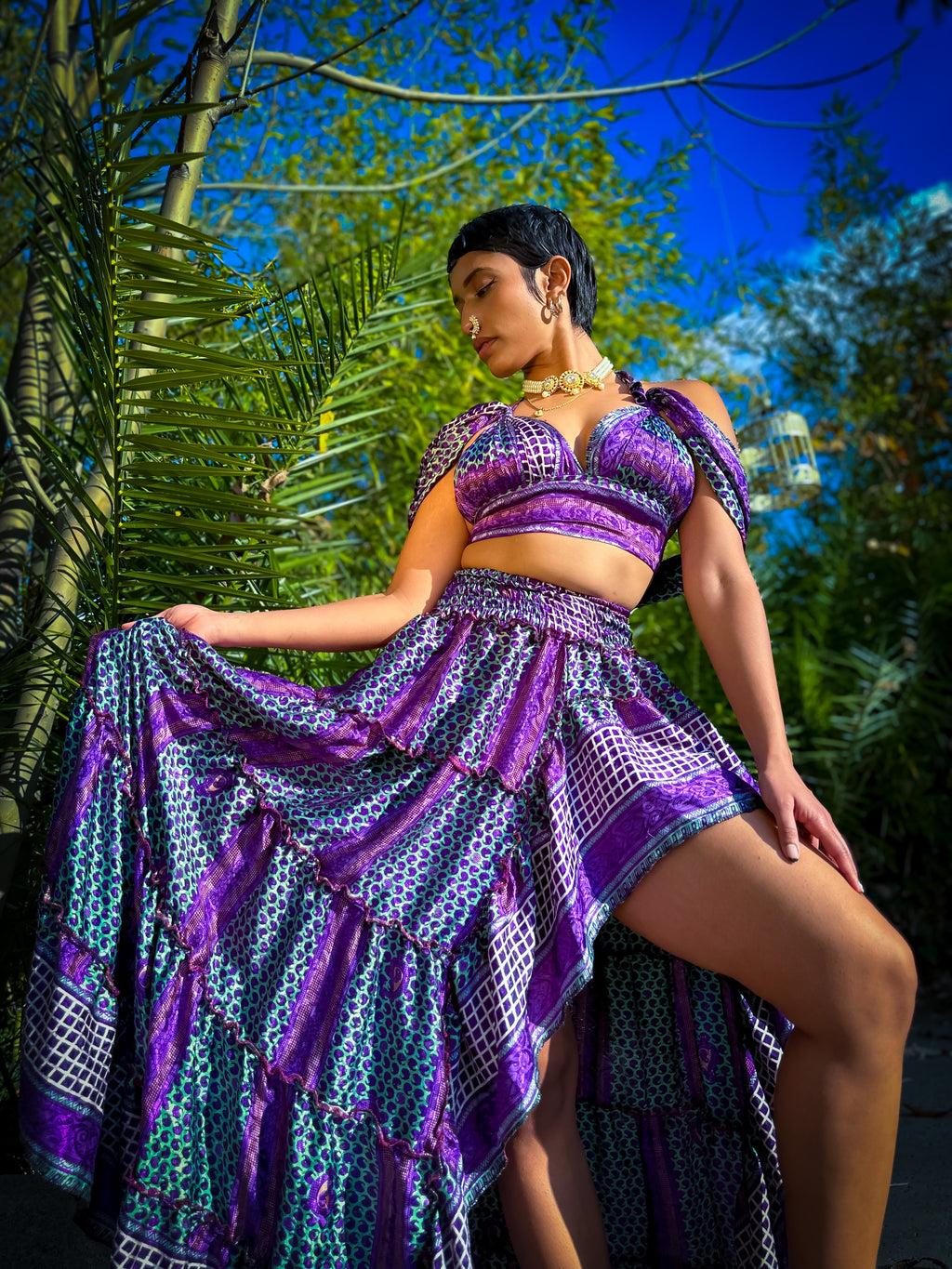 Purple Skies Bollywood Set
