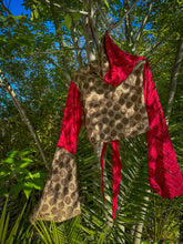 Load image into Gallery viewer, Golden Love Hoodie Wrap Top
