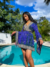 Load image into Gallery viewer, Midnight Blue Mini Babydoll Dress
