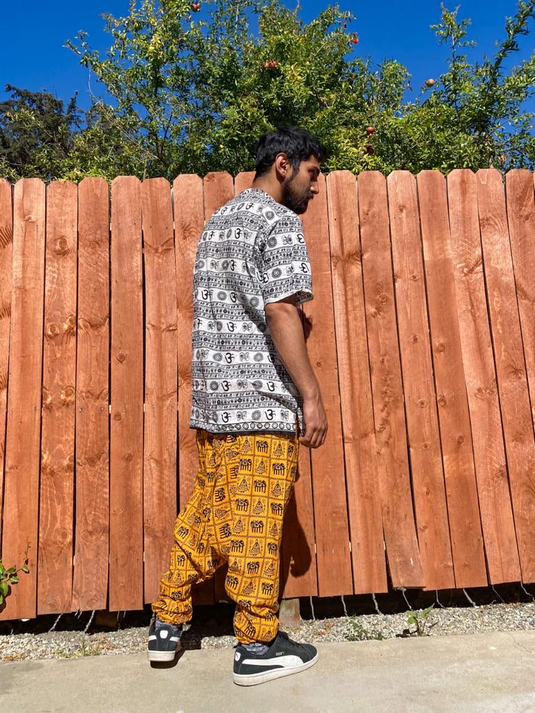 Yellow Dhoti pants