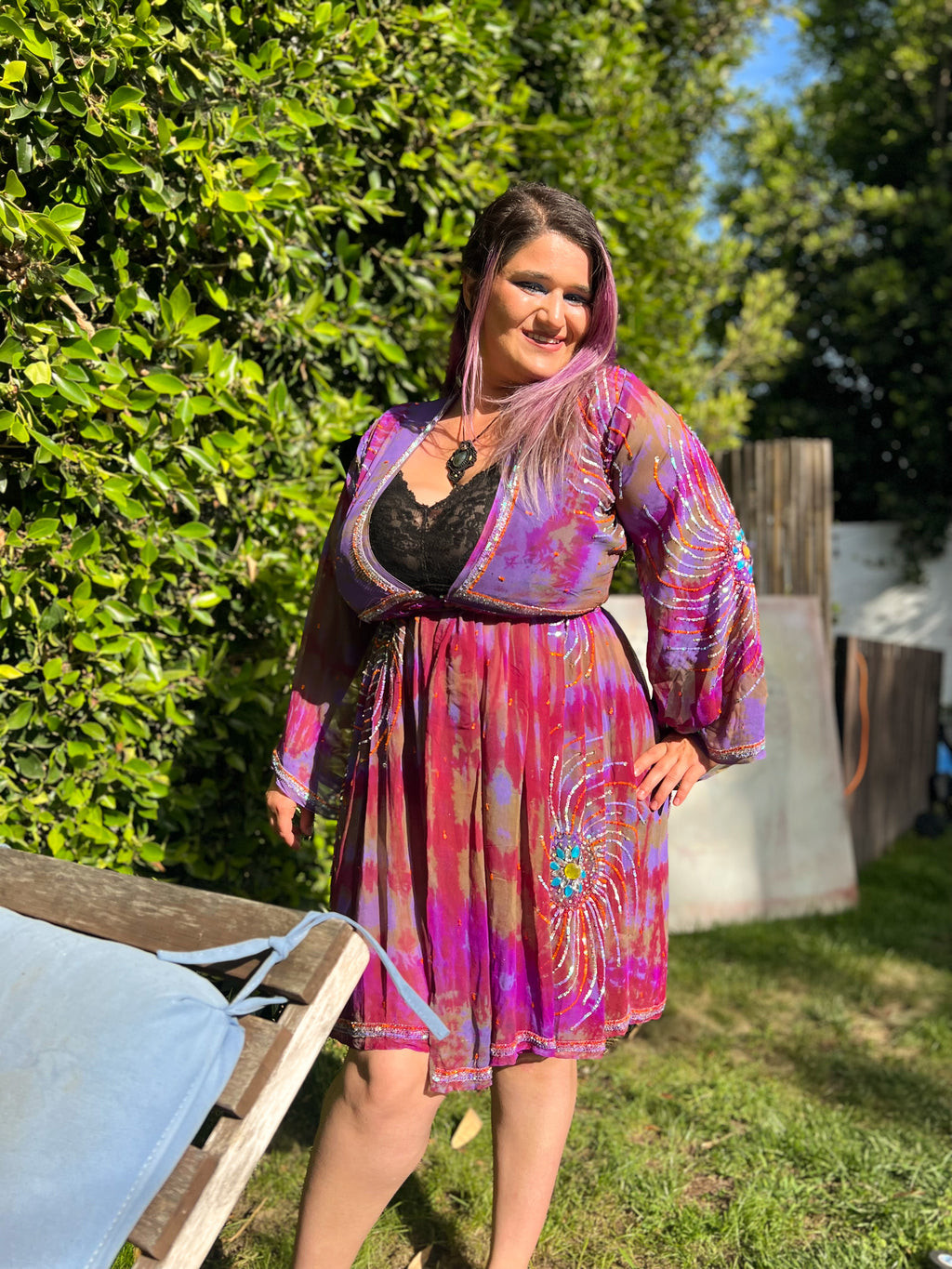 Cosmic Dreams Babydoll Dress