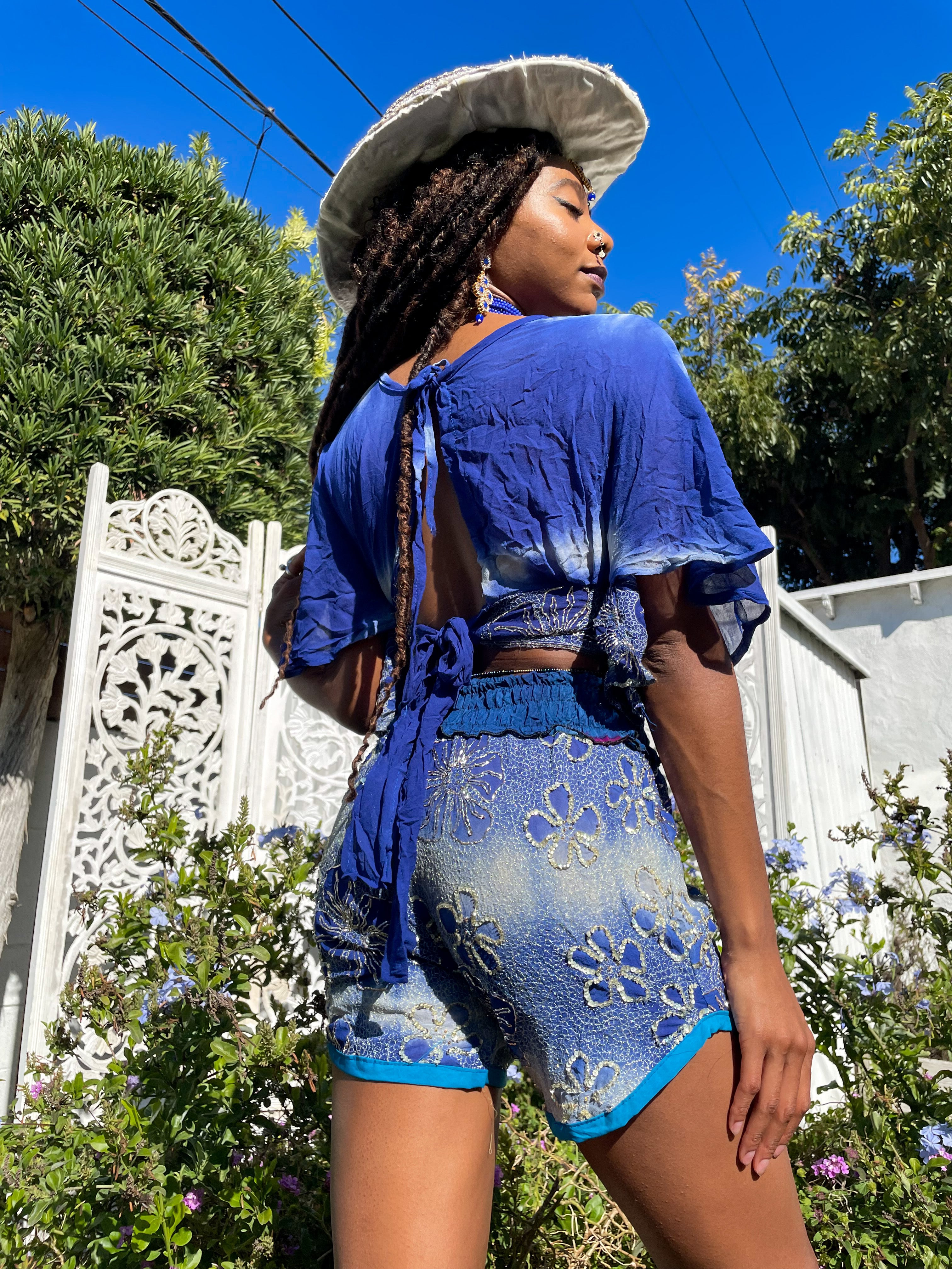 Atlantis Bloom Shorts Set