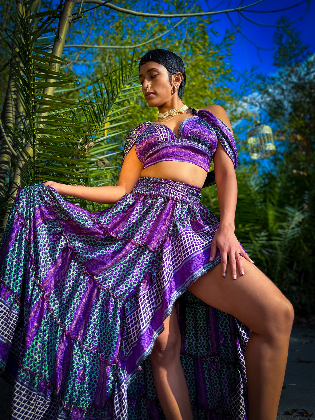 Purple Skies Bollywood Set
