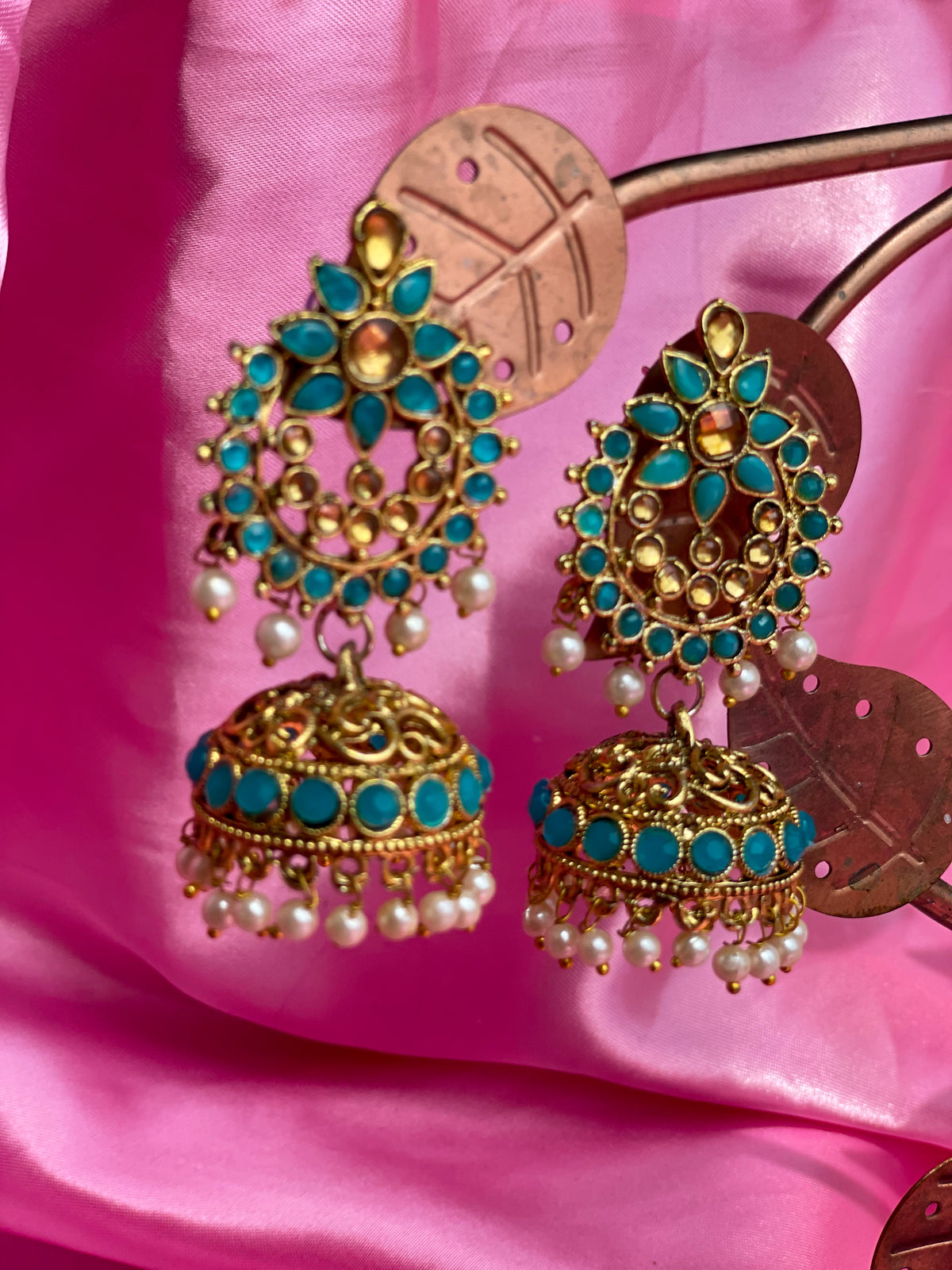 The Jasmine Jhumka Earrings