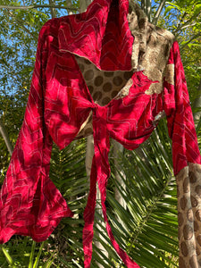 Golden Love Hoodie Wrap Top