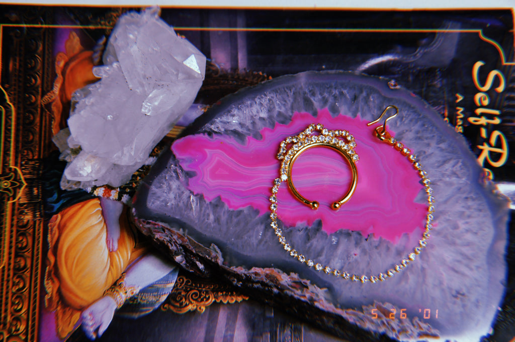 Mermaid scale nose chain