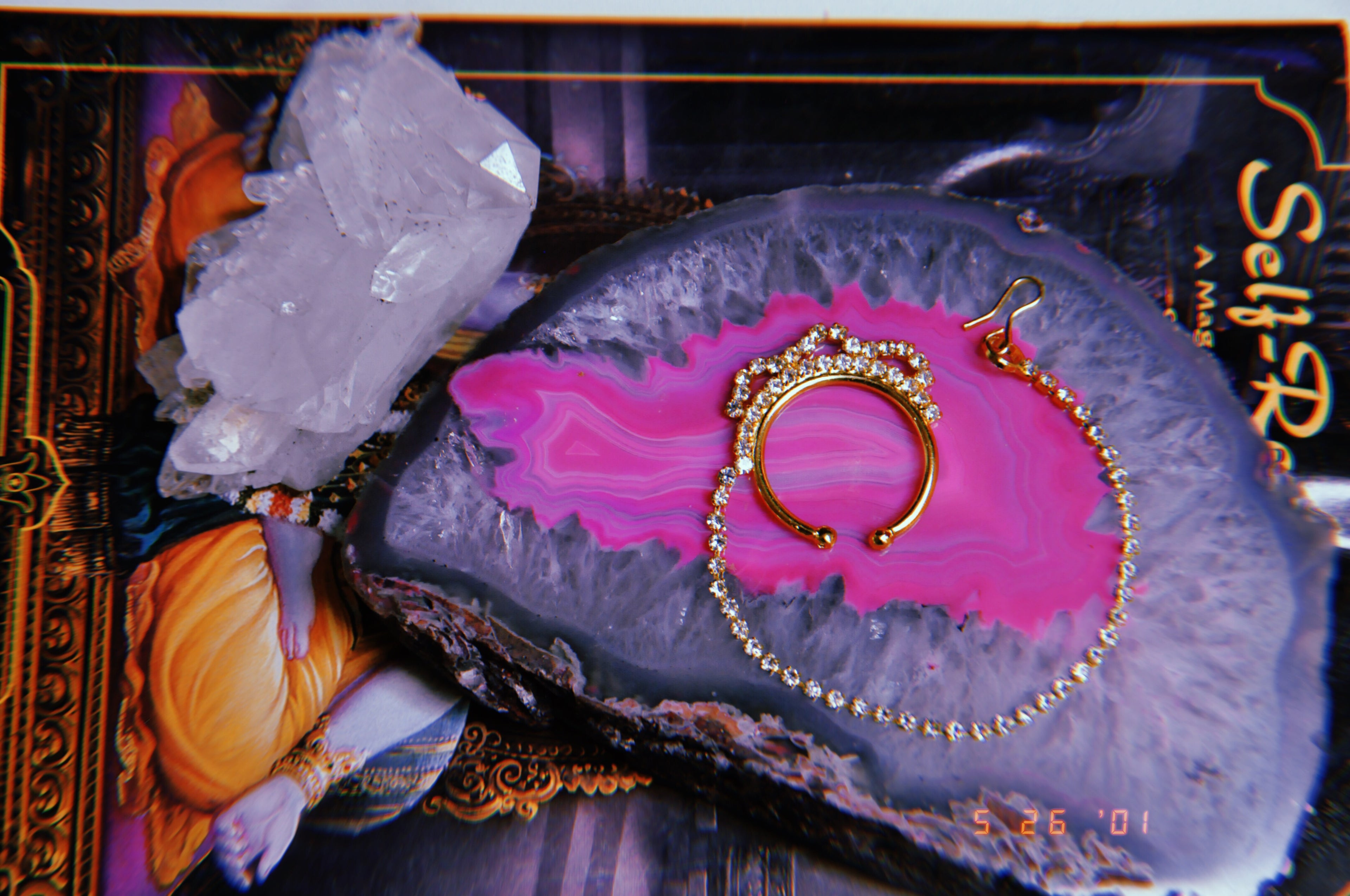 Mermaid scale nose chain