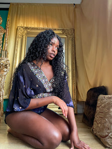 Midnight Majesty Shorts Set
