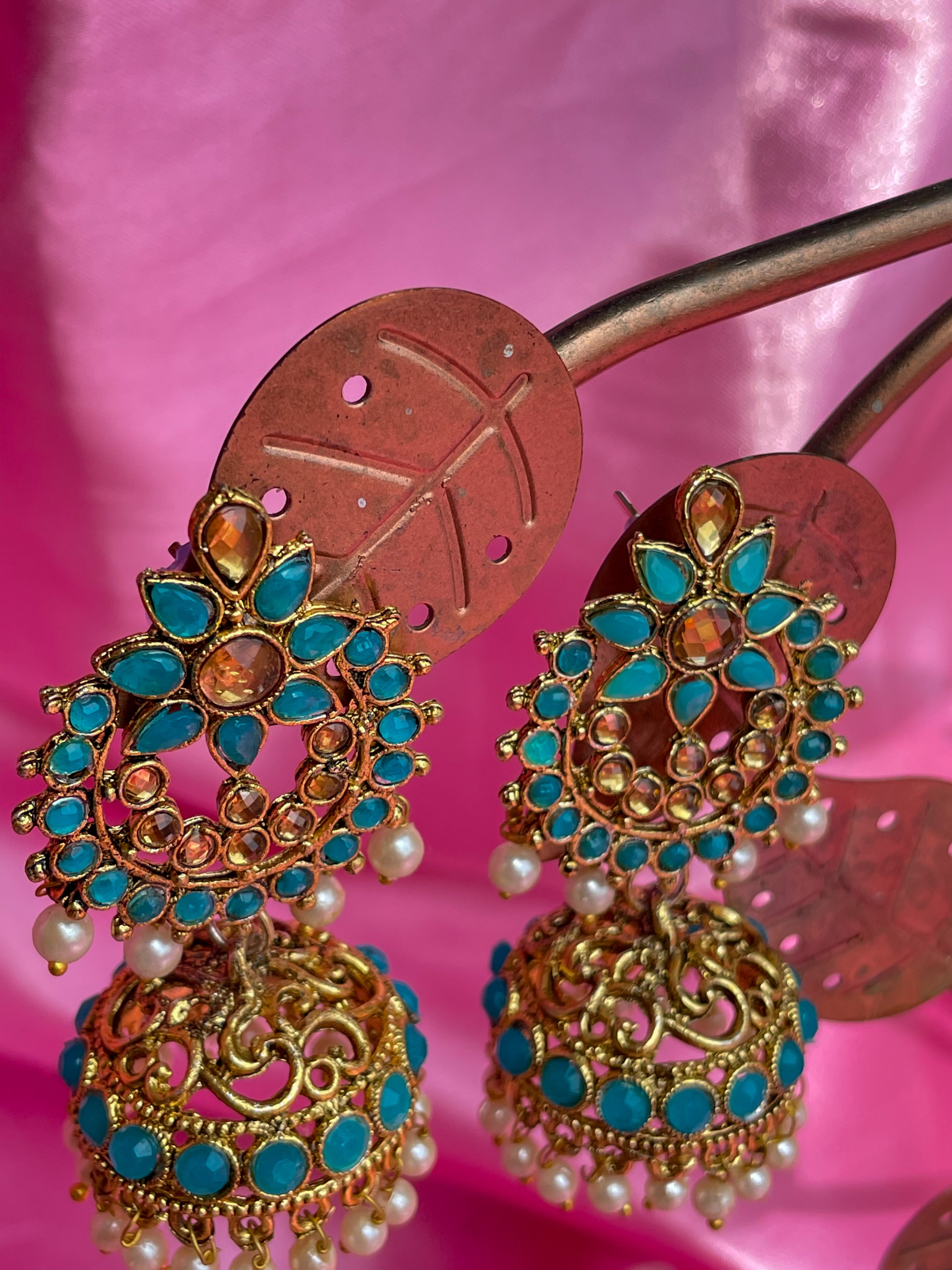 The Jasmine Jhumka Earrings