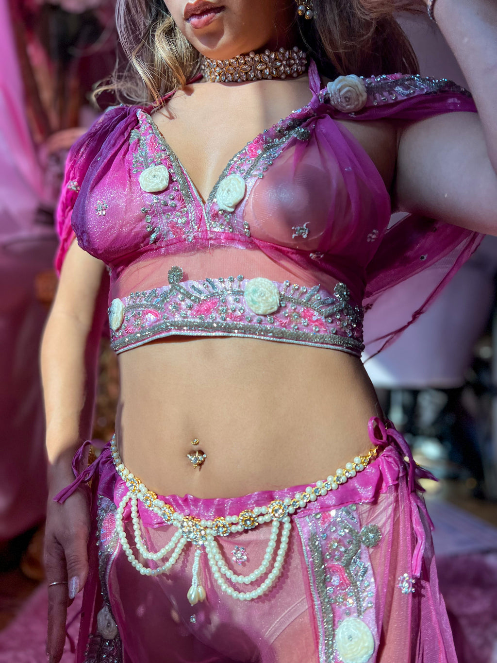 Pearl Love Belly Chain Belt