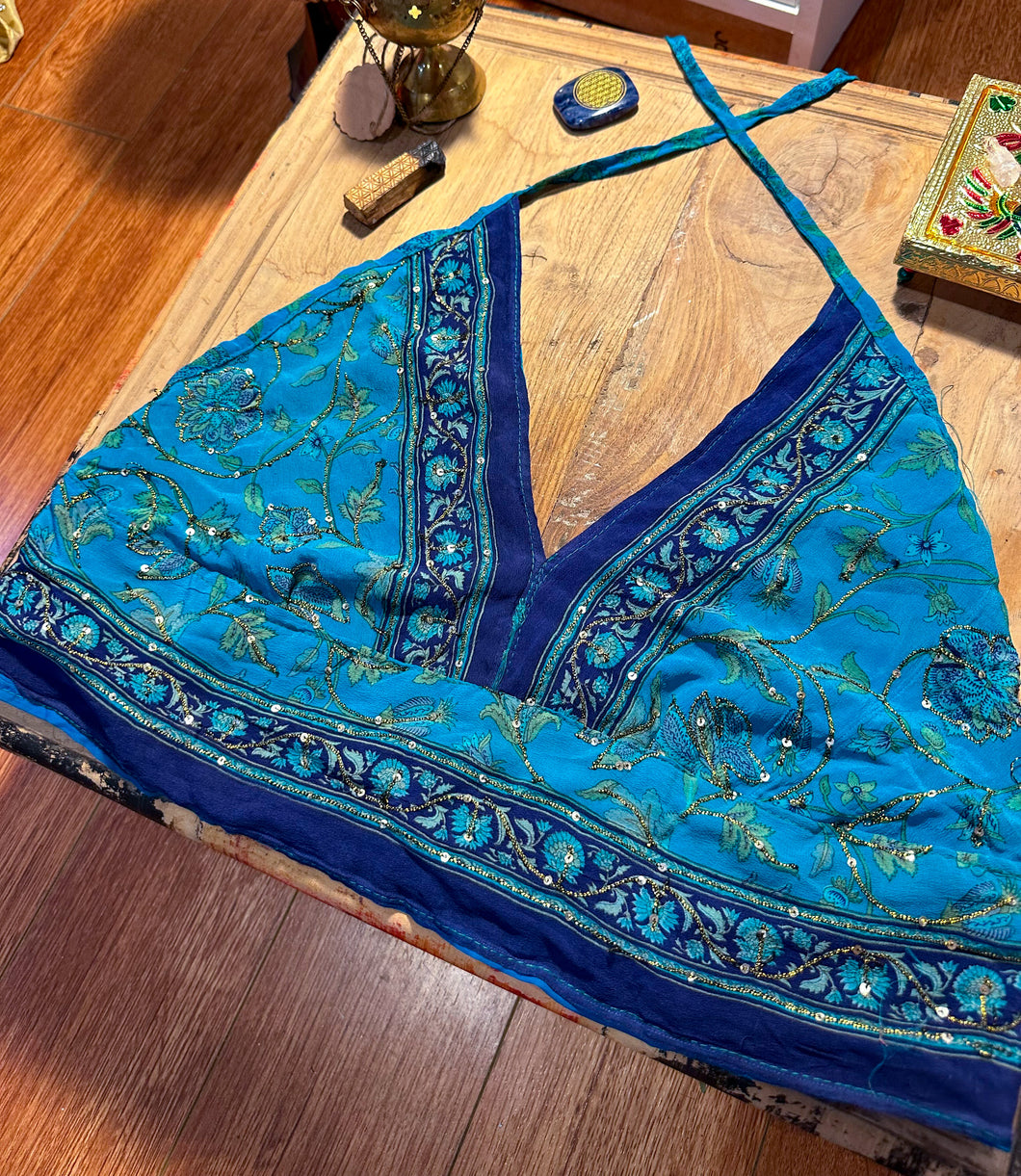 Wavy Baby Halter Top