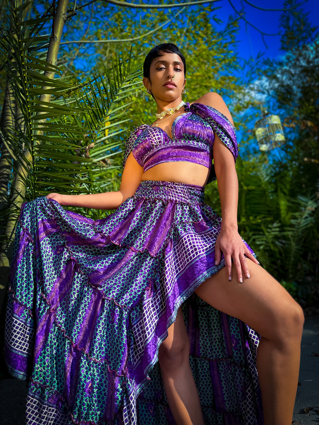 Purple Skies Bollywood Set