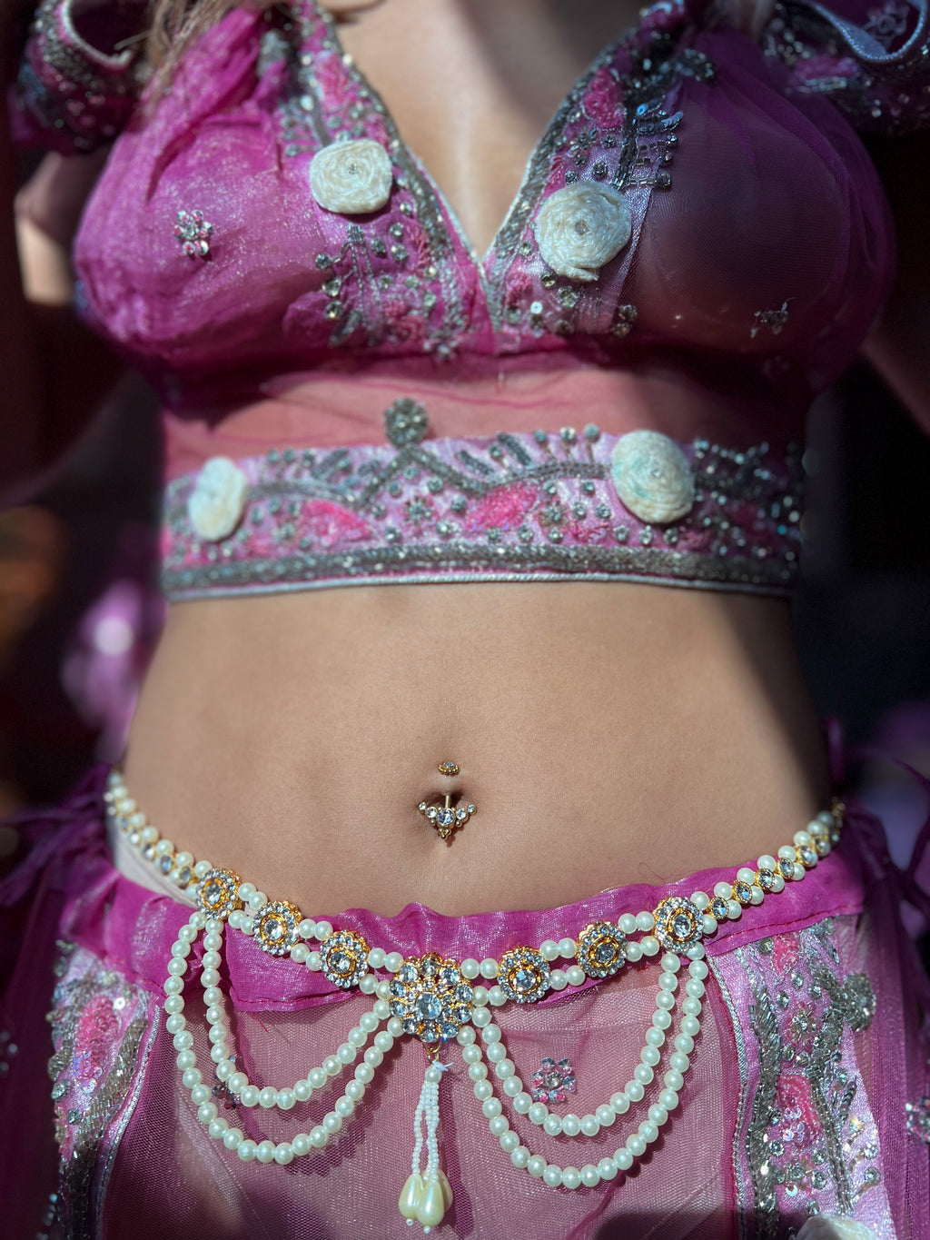 Pearl Love Belly Chain Belt