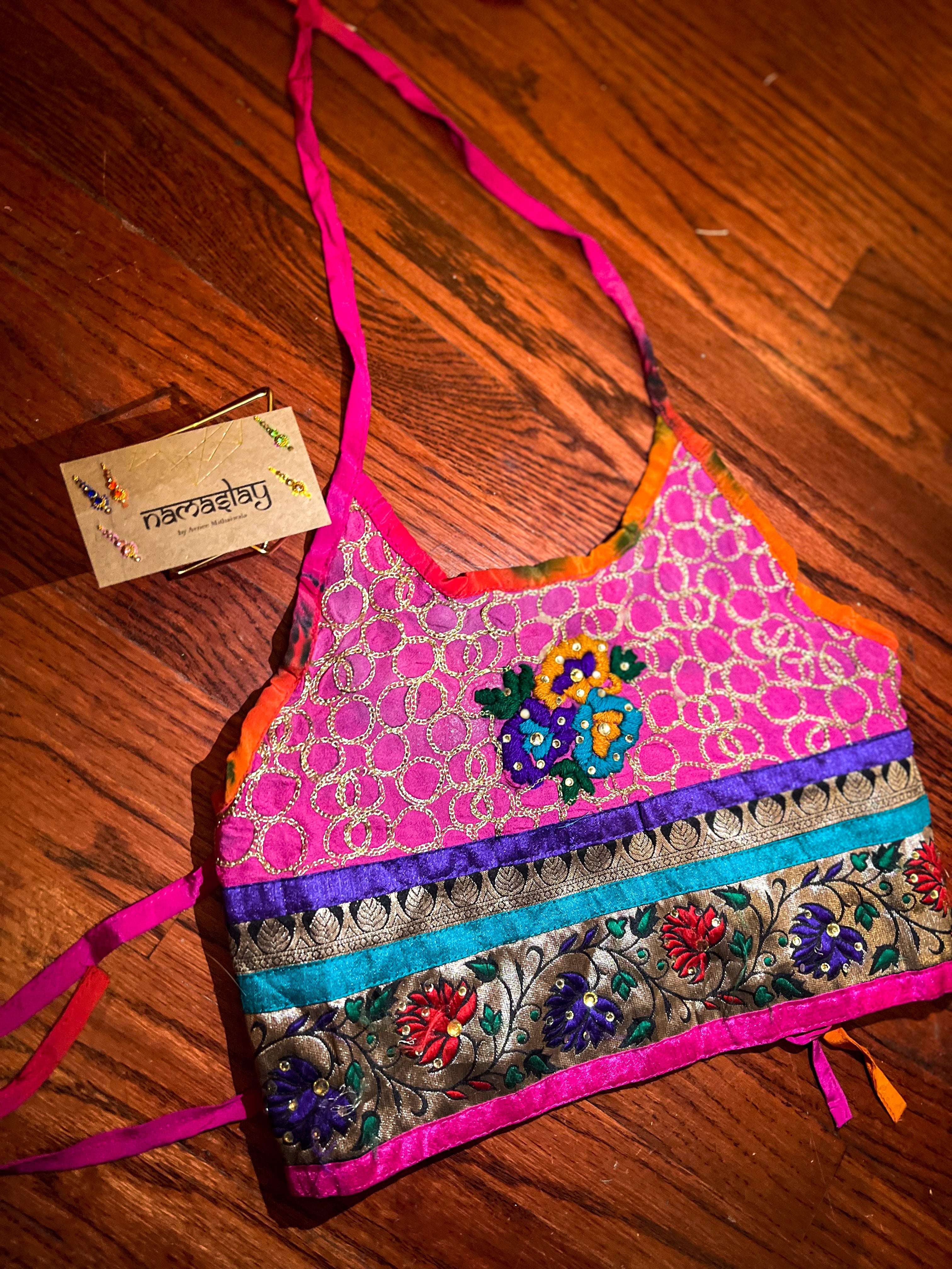 Blossom Royal Halter Top