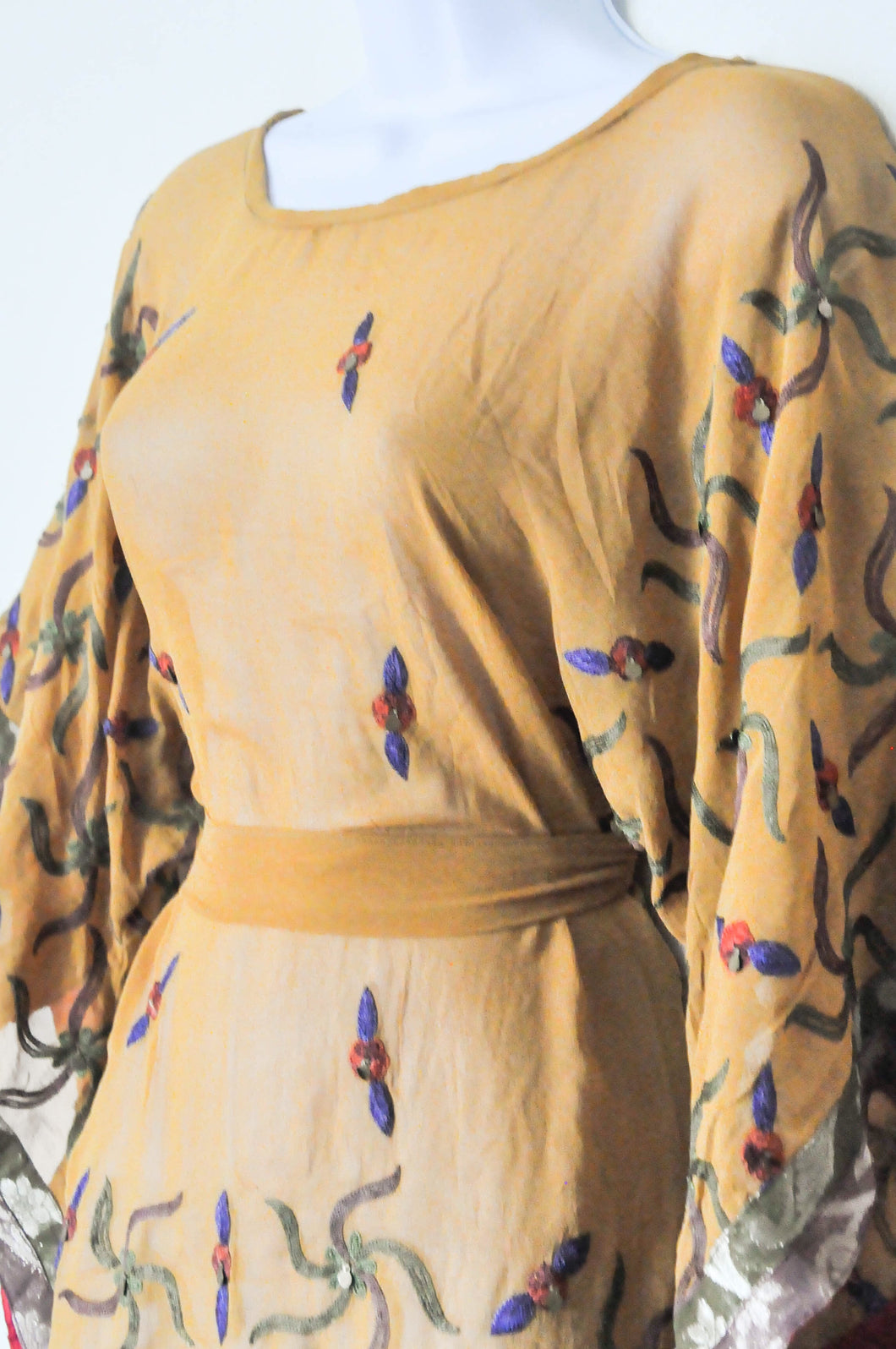 Bohemian Plant Butterfly Dress