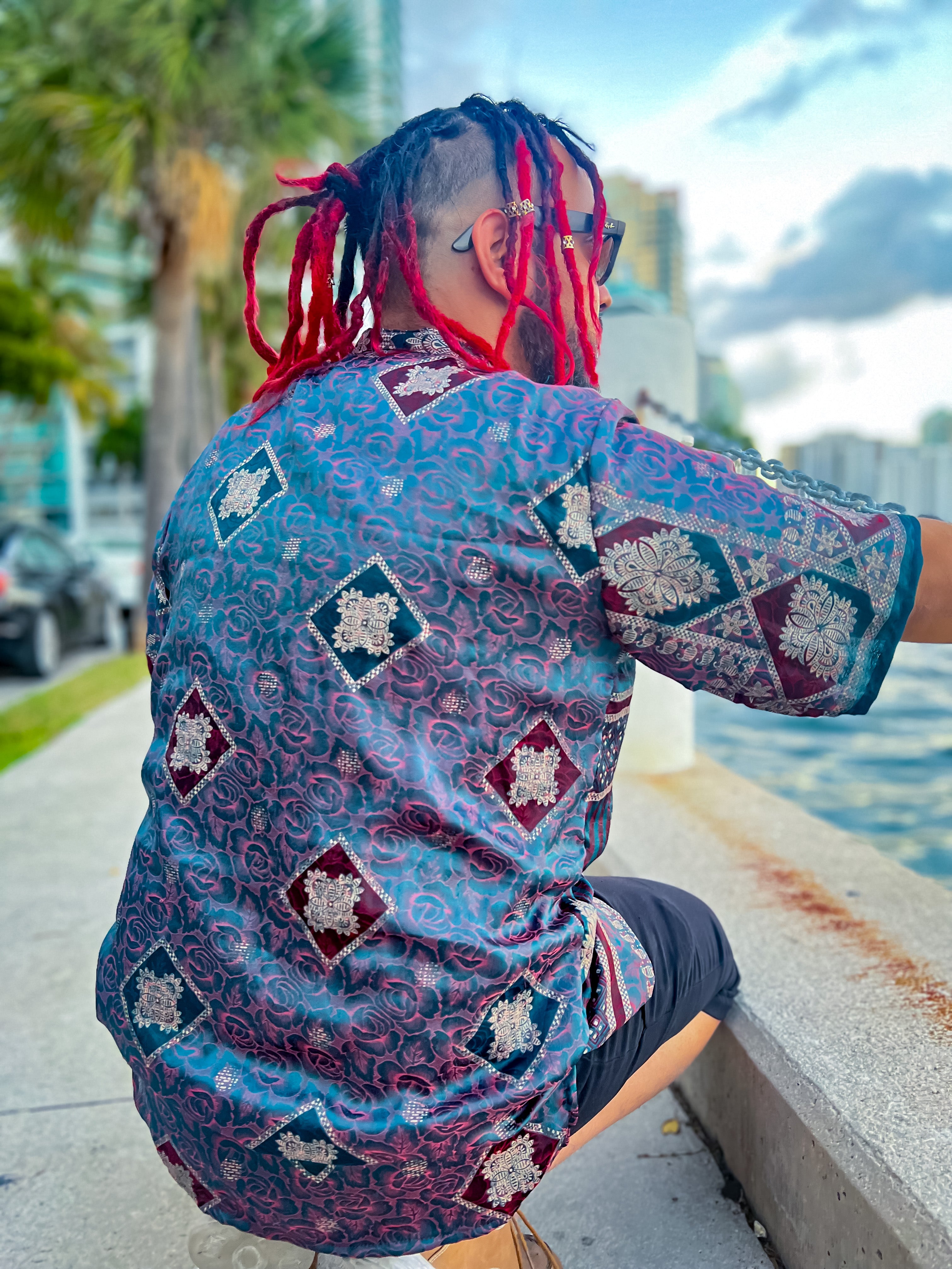 Midnight Bohemia Kurta Shirt