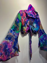 Load image into Gallery viewer, Jungle Flower Hoodie Wrap Top
