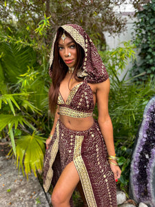 Chocolate Gold Goddess Set (PLUS SIZE)
