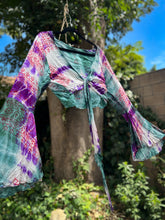 Load image into Gallery viewer, Cosmic Ocean Sanskrit Top
