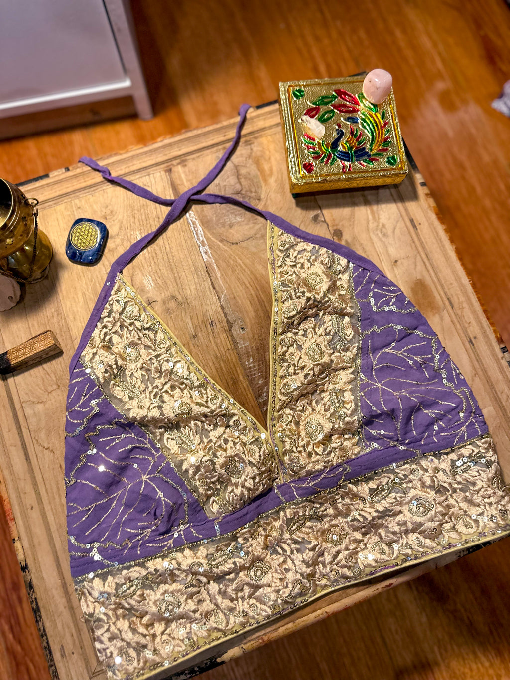 Lilac Goddess Halter Top