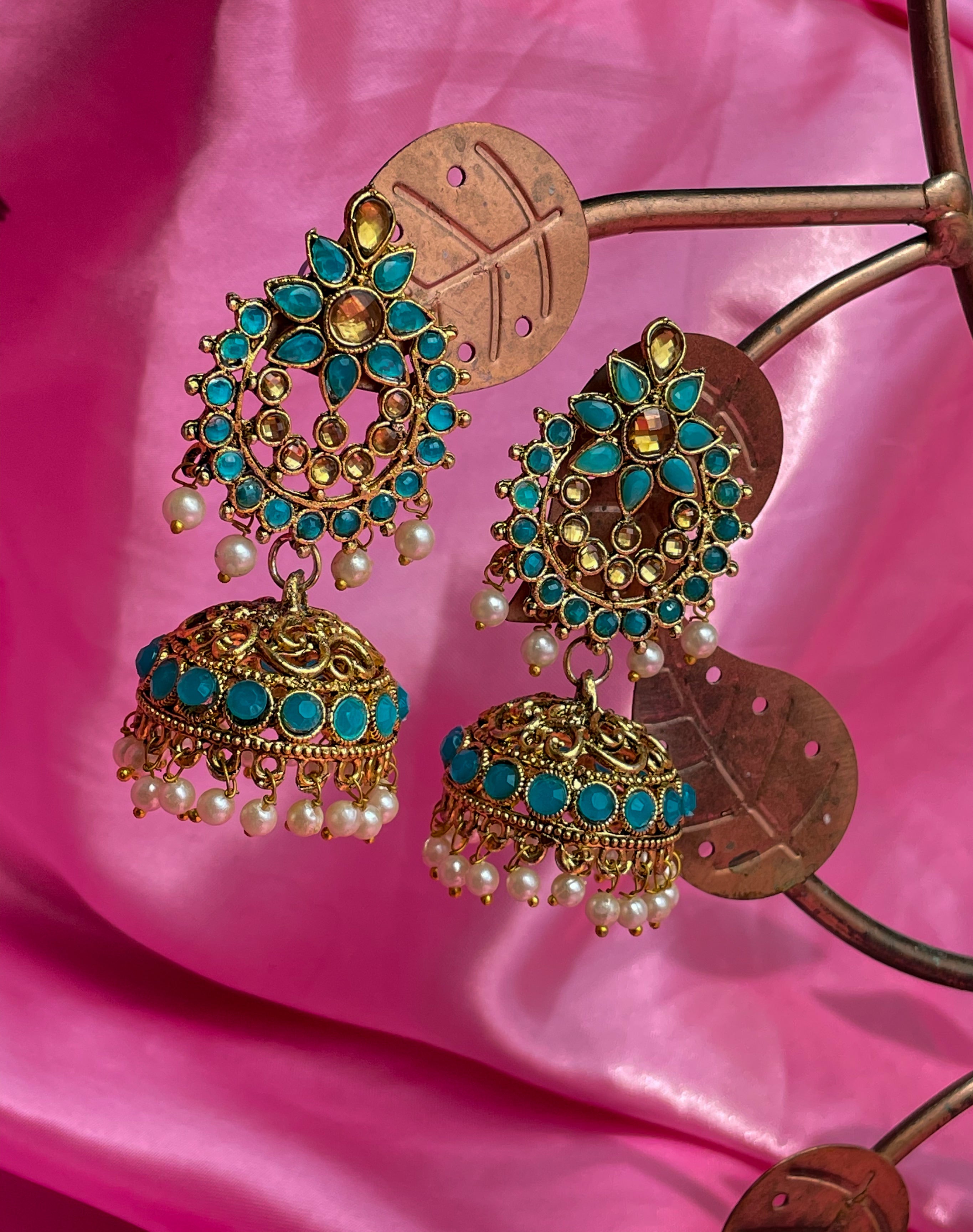 The Jasmine Jhumka Earrings