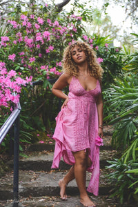 Pink Sanskrit Dress