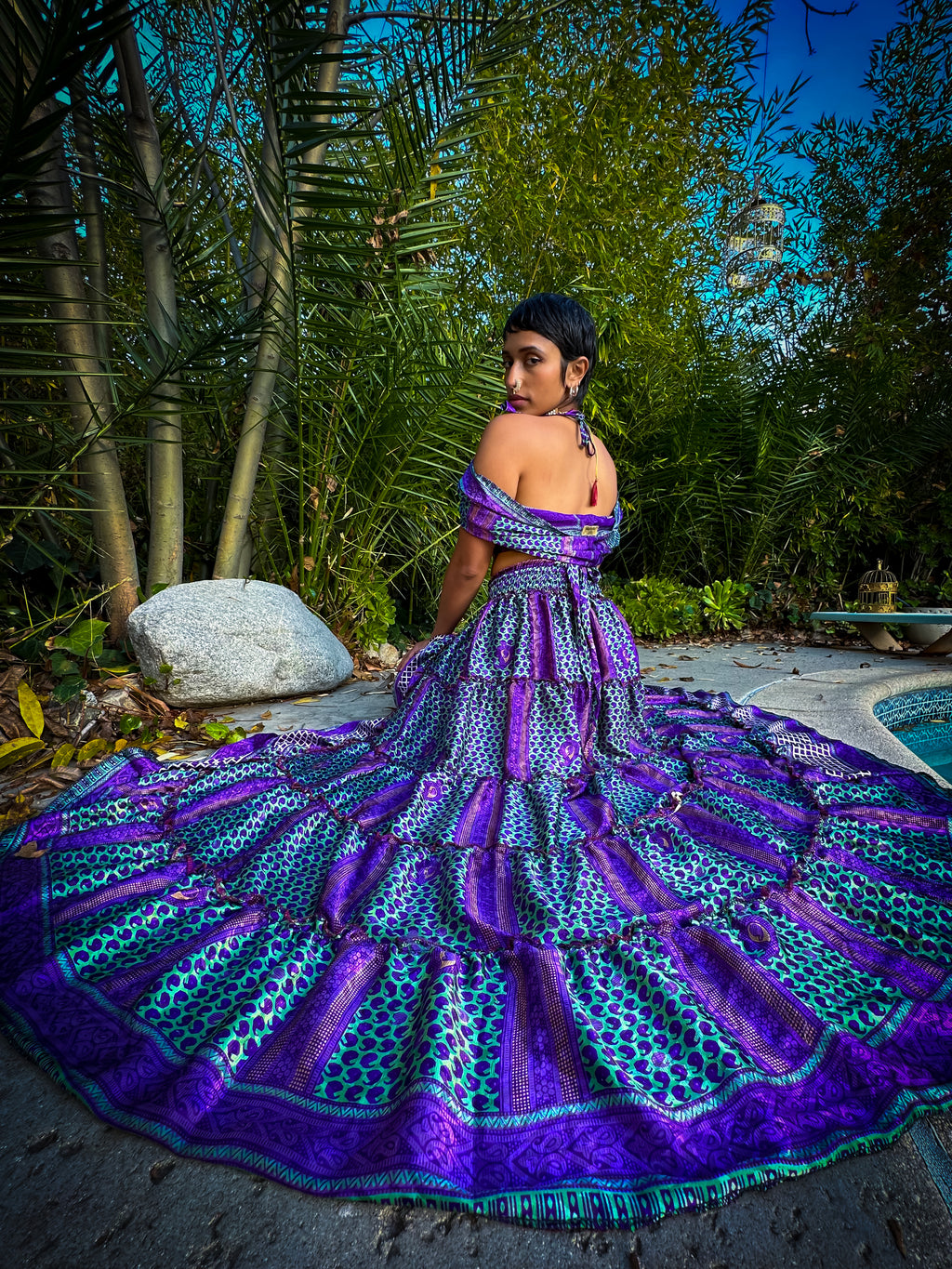Purple Skies Bollywood Set