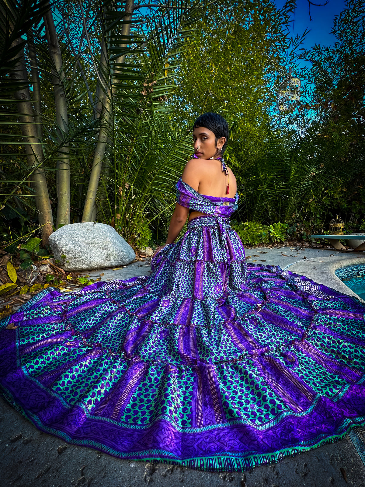 Purple Skies Bollywood Set