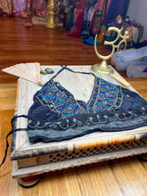 Load image into Gallery viewer, Blue Lightning Halter Top
