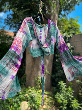 Load image into Gallery viewer, Cosmic Ocean Sanskrit Top
