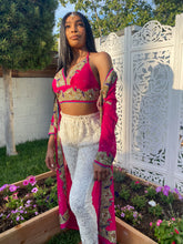Load image into Gallery viewer, Pink lotus halter top
