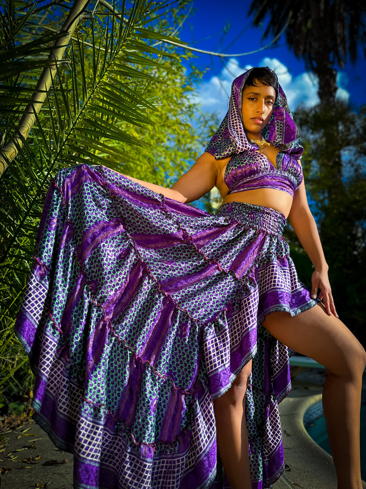 Purple Skies Bollywood Set