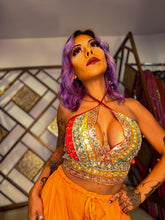 Load image into Gallery viewer, Royal Rani Halter Top
