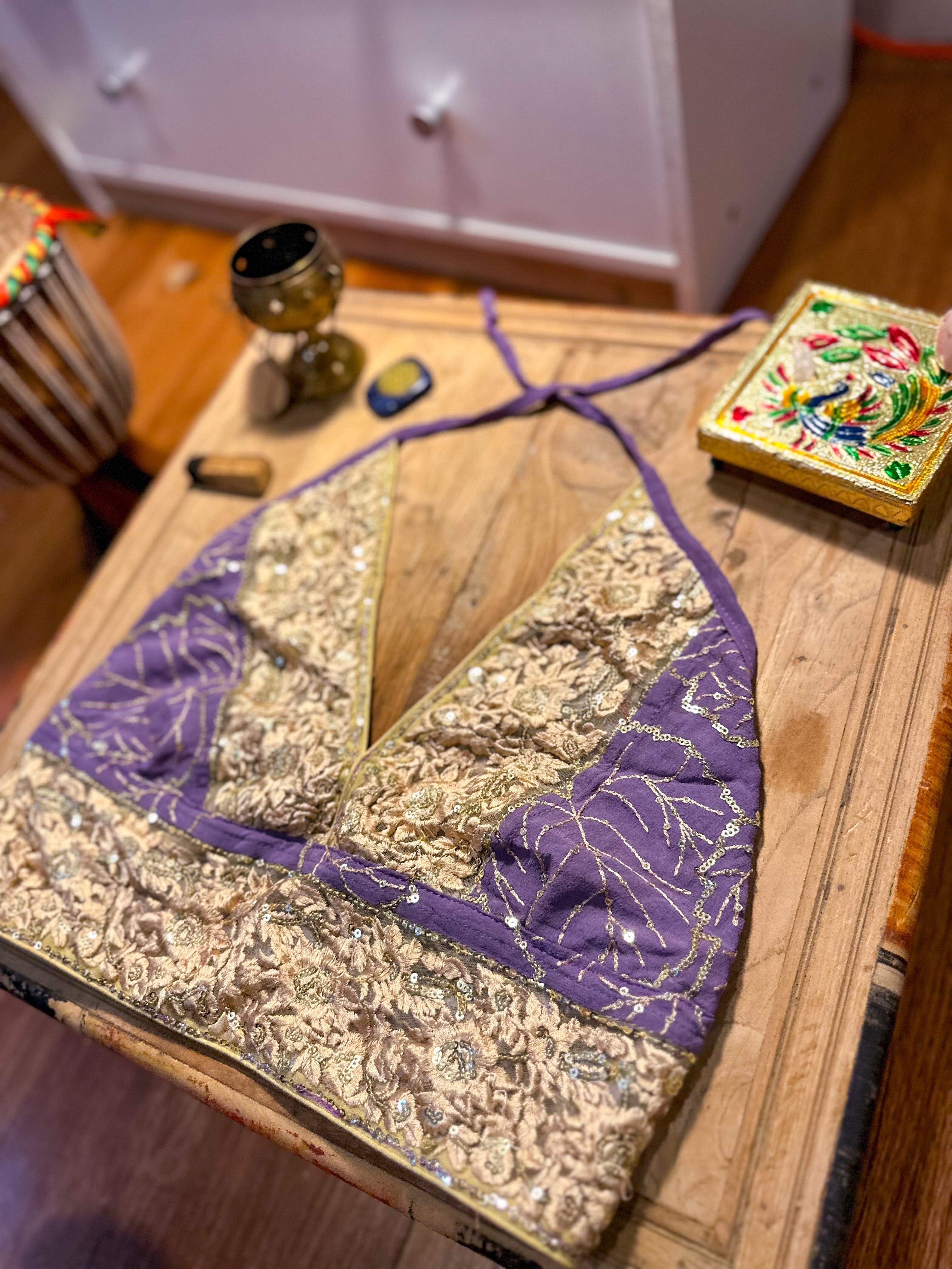 Lilac Goddess Halter Top