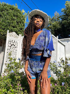 Atlantis Bloom Shorts Set