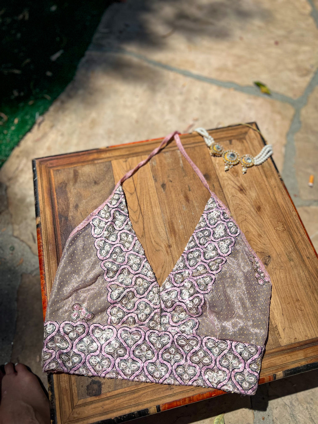 Earth Pink Halter Top