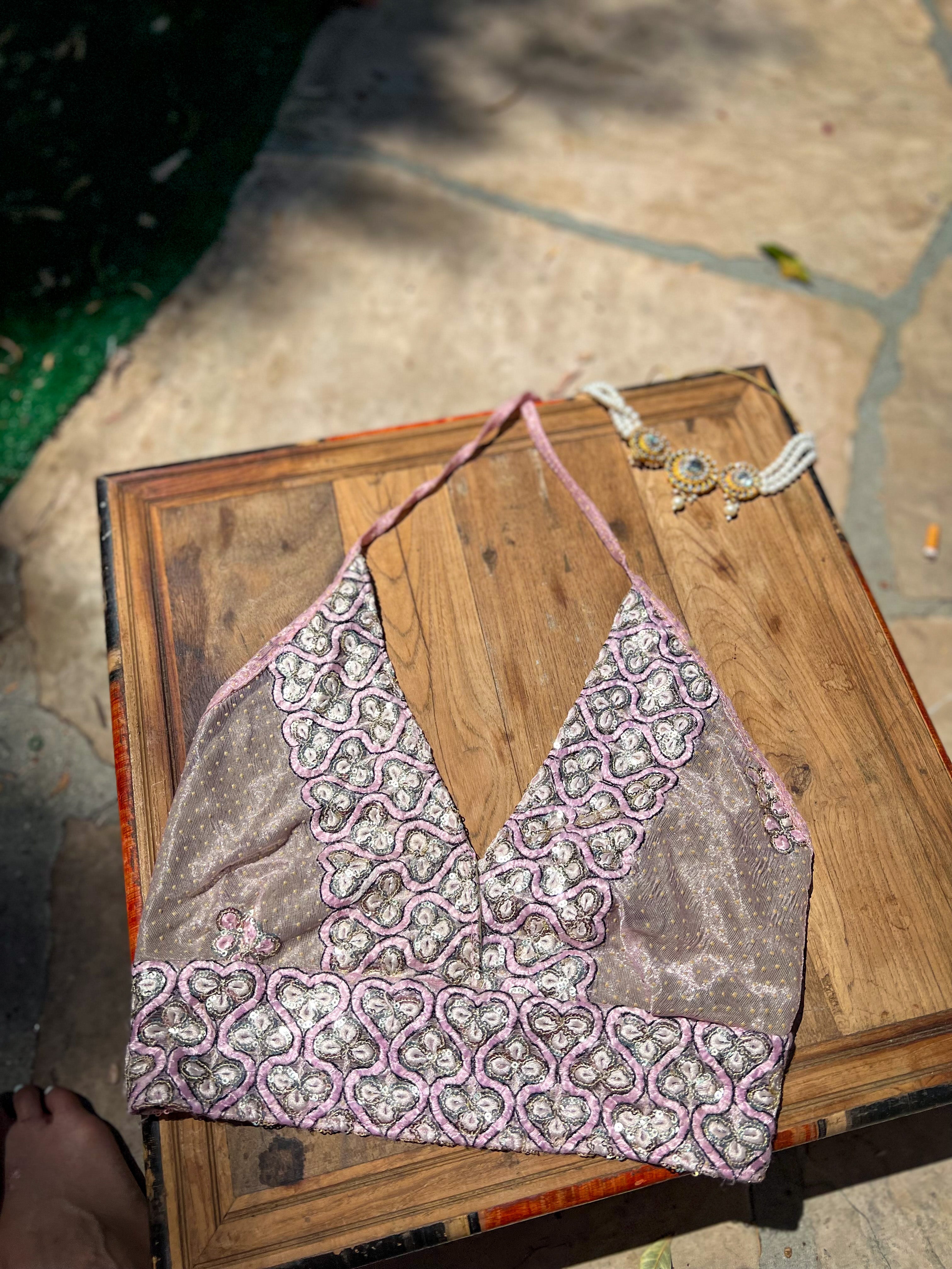 Earth Pink Halter Top