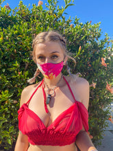 Load image into Gallery viewer, Pink Dragun Face Mask
