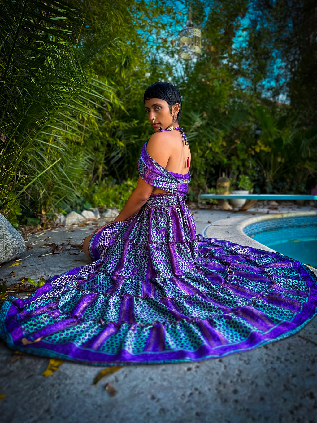 Purple Skies Bollywood Set