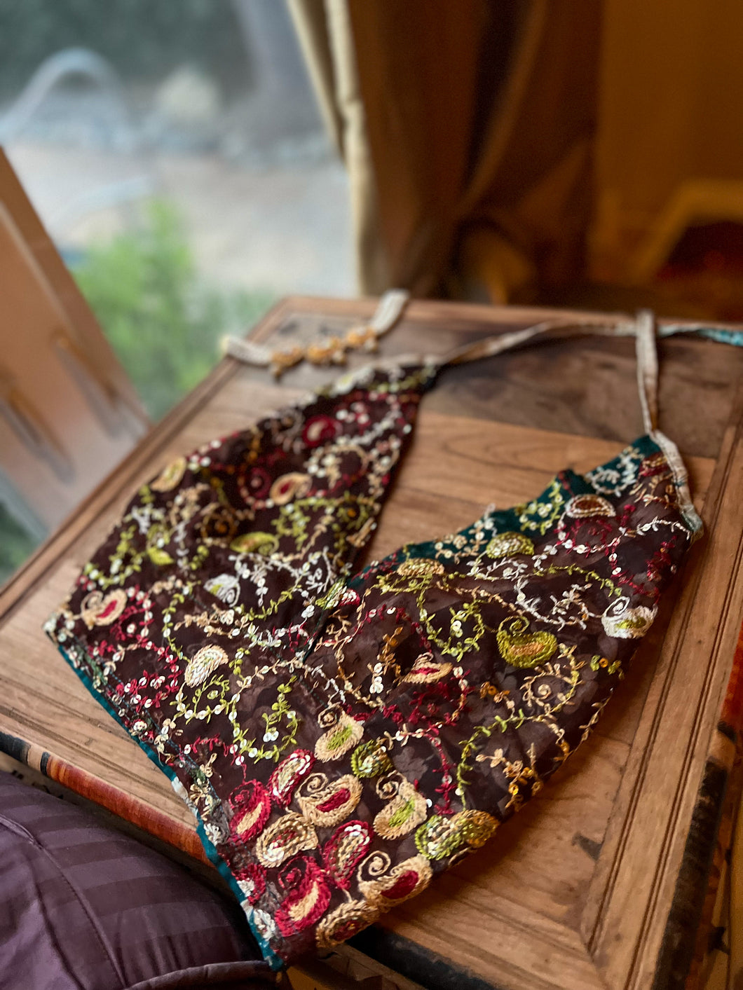 Paisley Garden Halter Top